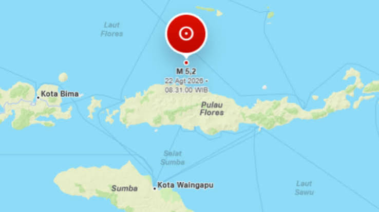 Gempa Susulan M5,2 Kembali Guncang Manggarai NTT, BMKG Pastikan Tak Berpotensi Tsunami