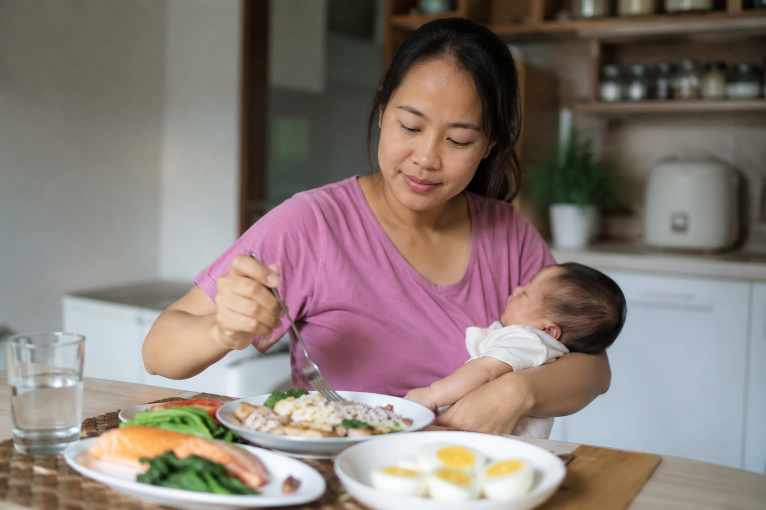 Setelah Melahirkan Sering Lemas? Ini Pilihan Makanan Tinggi Protein untuk Bantu Pemulihan